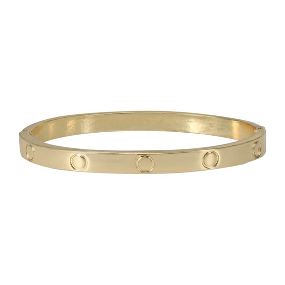 Gold Love Bangle Bracelet - Picture 1 of 3
